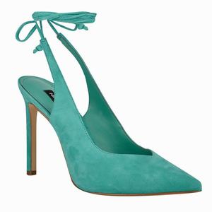 Nine West Talon Ankle Wrap Dress Pumps - Green - Ireland (DQ3207695)